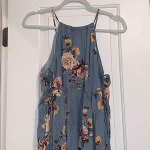 Floral print maxi dress